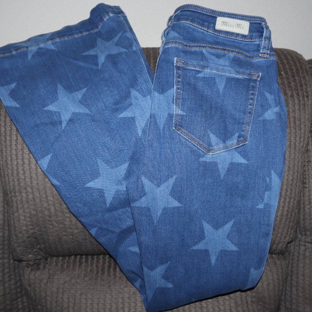Miss Me High Rise Flare Stretch Jean